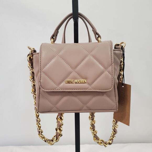 Steve Madden Handbags - Steve Madden Crossbody Bag D0331015 Mushroom Bcleo 7" x 6" x 2.25" NWT